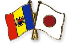 Moldova-Japania Молдова Япония флаг
