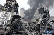 Китай взрывы автомобилей